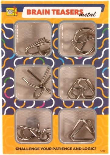 Set metalen puzzels