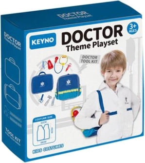 Dokterset voor kinderen met 7 stuks accessoires
