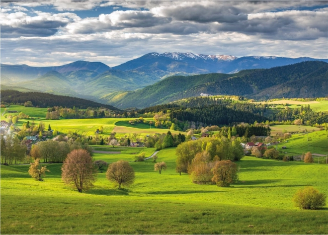 Puzzel Lente boven Povrazník 3000 stukjes