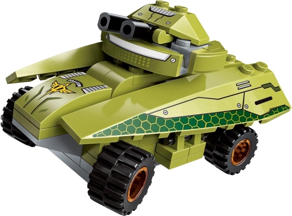 Qman Thunder Expedition Battle Car gepantserd voertuig Magnetic Storm