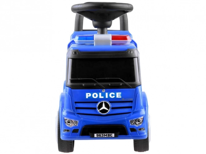 Kinder loopfiets met geluid Mercedes Antos POLITIE blauw