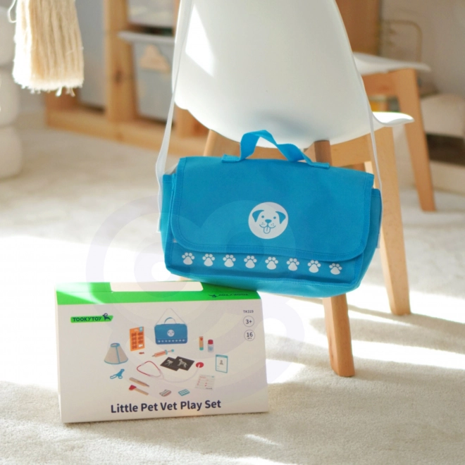 Tooky Toy veterinair set met tas 17 delen