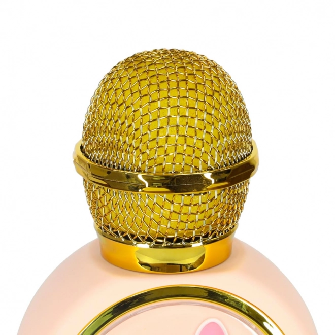 Draadloze microfoon voor karaoke bunny roze