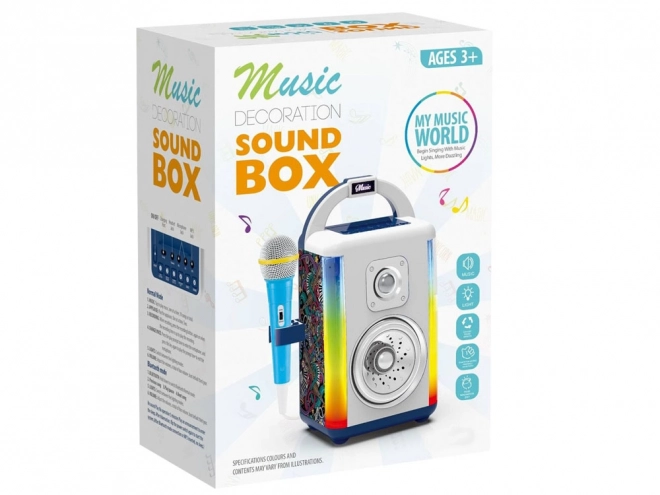 Disco Draadloze luidspreker + microfoon + bluetooth voor kinderen IN0165