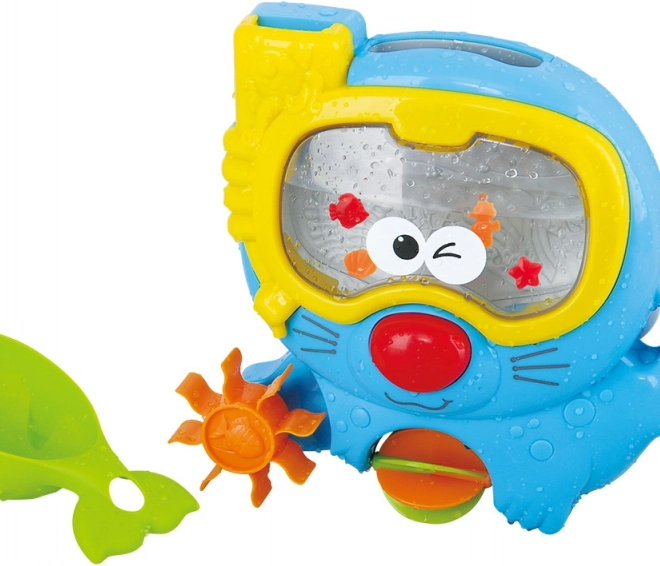 Aquarium met watermolen voor kinderen