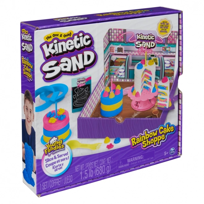 Kinetisch zand Regenboog patisserie