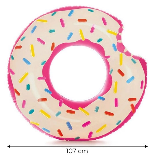 Opblaasbare donut in de vorm van een brood 1,07m x 99cm