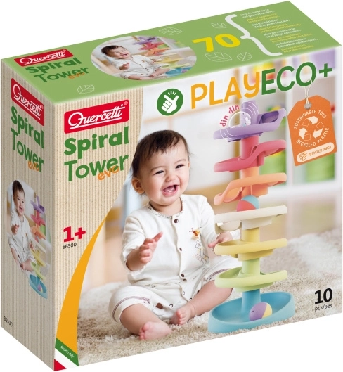 quercetti spiral tower play eco+ knikkerbaan