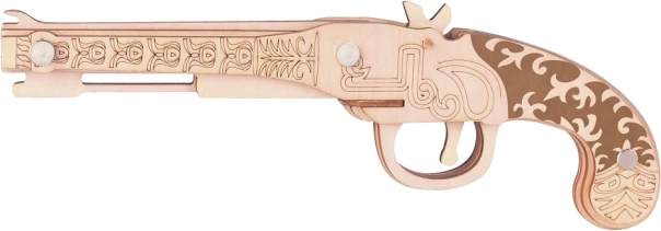 Houten 3D-puzzel rubberband musket