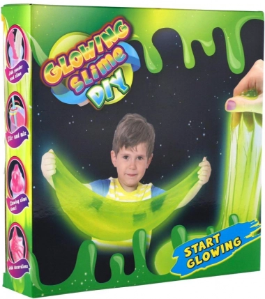 Creatieve set voor het maken van lichtgevende slijm
