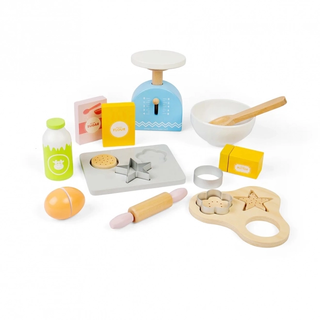 Houten bakset voor kinderen