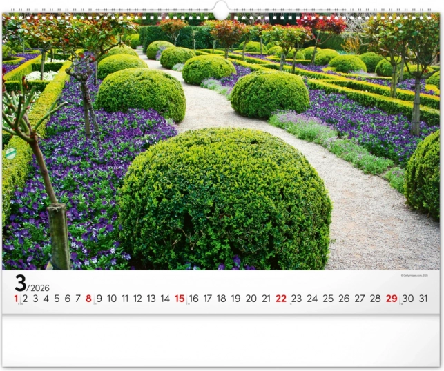 Wandkalender Tuinen 2026