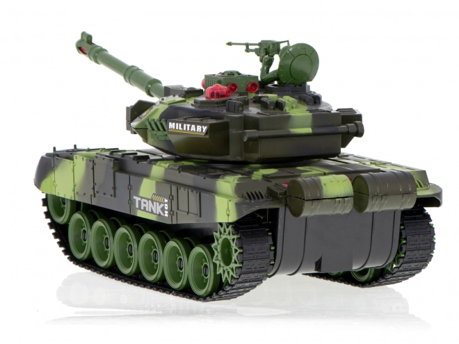RC tank op afstandsbediening 2,4 GHz bos camouflage