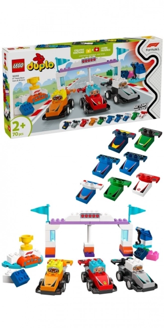 Bolidy Formule 1 en DUPLO coureurs