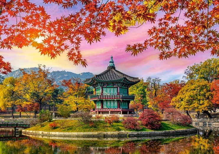 Puzzel Gyeongbokgung-paleis, Zuid-Korea 500 stukjes