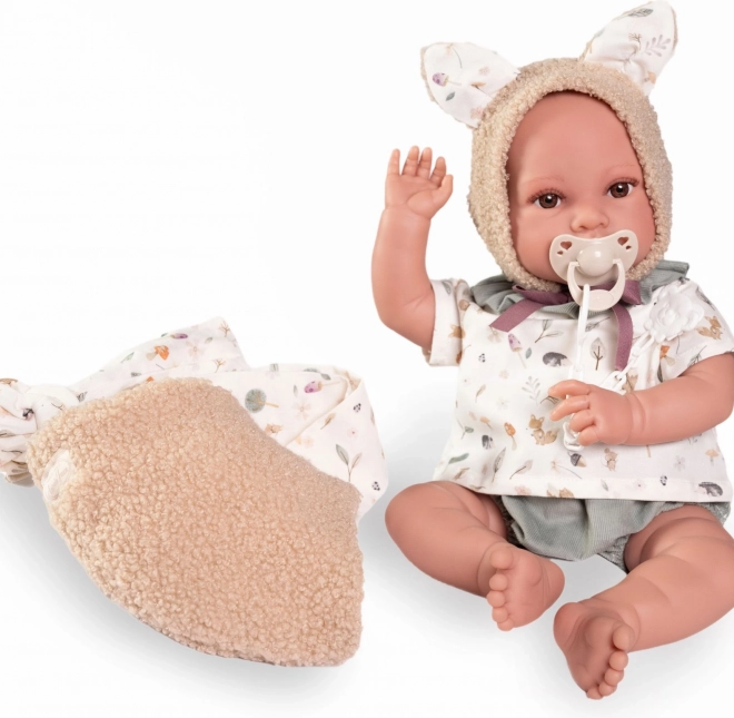 Realistische babypop met zacht lichaam - 42 cm