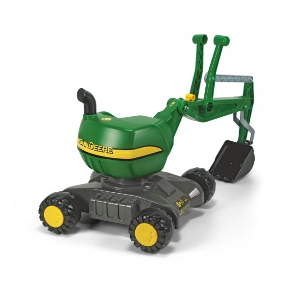 Kindergraafmachine op wielen John Deere