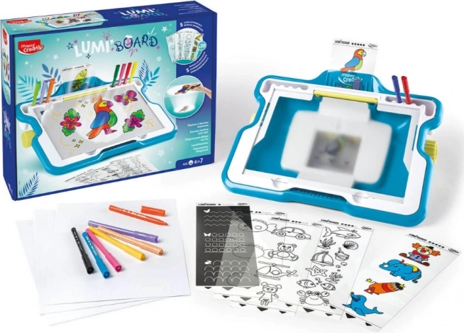 Verlichte tekentablet Maped voor kinderen, 30 vellen