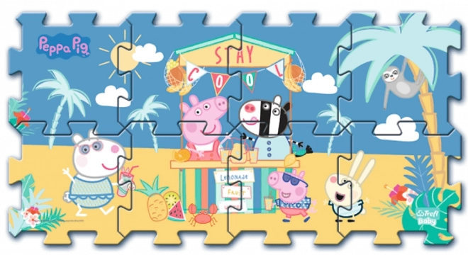 Schuimpuzzel Biggetje Peppa 8 stuks