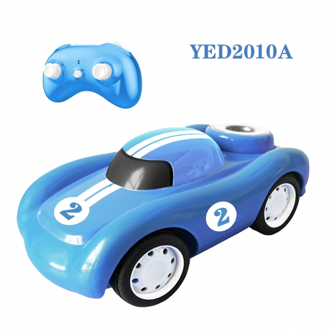 Retro raceauto RC op afstandsbediening 15,5 cm