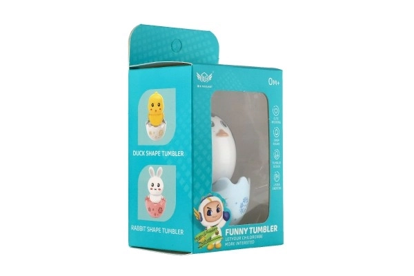 Wiegende pinguïn met geluid, 8 cm, speelgoed voor baby’s