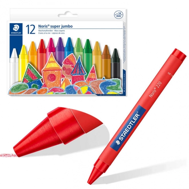 Staedtler Noris Jumbo waskrijtjes 12 kleuren