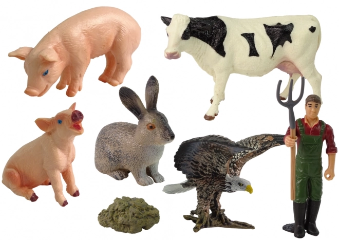 grote set boerderij dierenbeeldjes