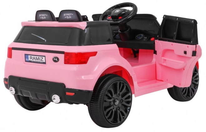 Elektrische auto Land Rapid Racer roze
