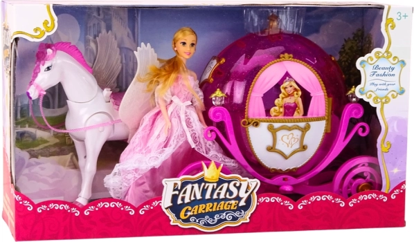 Prinses in roze jurk