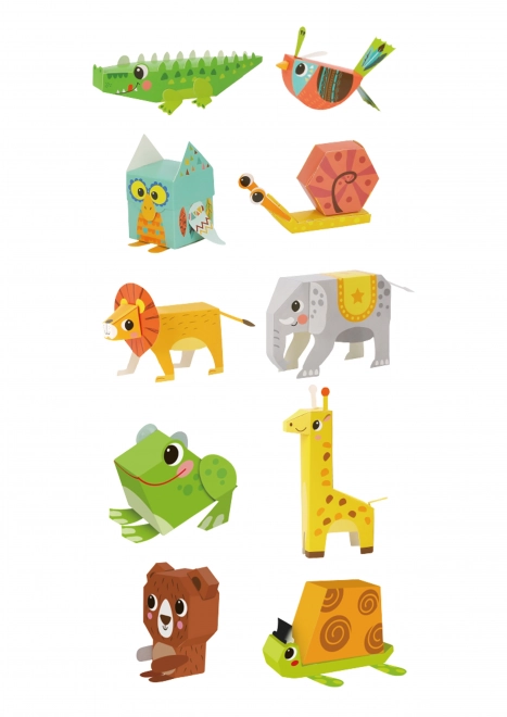 Woopie art&fun creatieve set origami 3D dieren