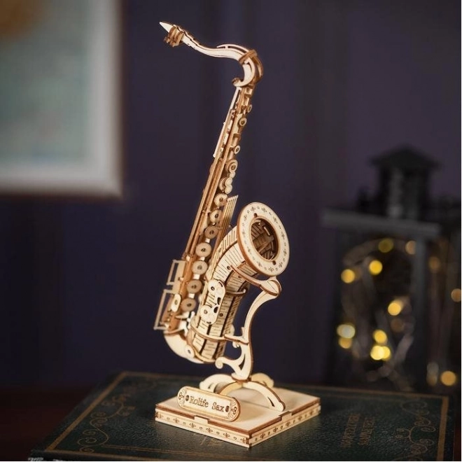 Saxofoon - 3D houten bouwpakket