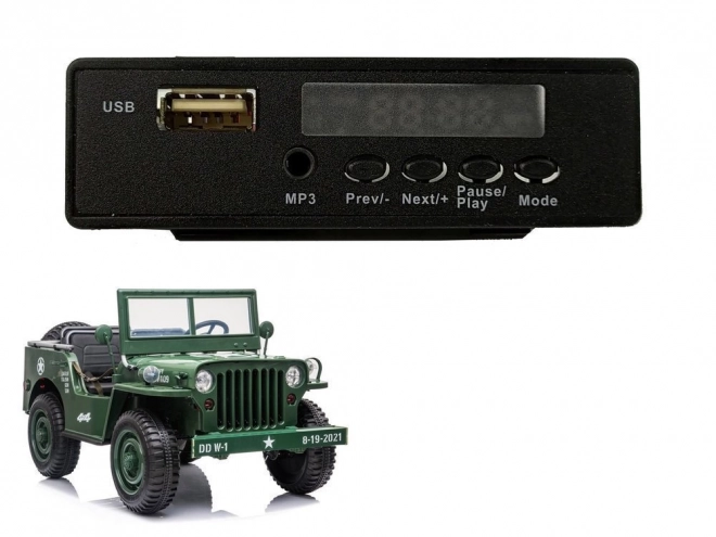Muziekpaneel voor voertuig met batterijvoeding JH101