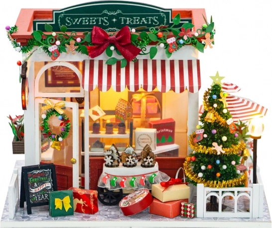 2Kids Toys miniatuur huisje kerstbanketbakkerij