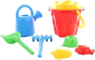 Zandset met emmer en accessoires