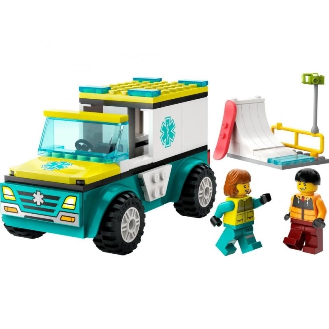 LEGO1 City 60403 Ambulance en Snowboarder