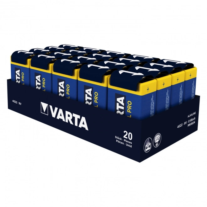 9V alkaline batterij Varta Industrial Pro 6LR61 - 1 stuk