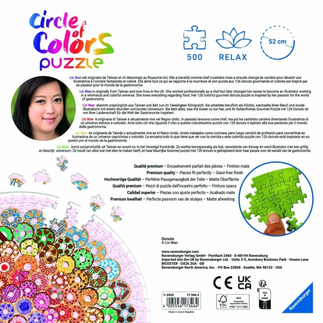 Puzzel Donuts 500 stuks Ravensburger