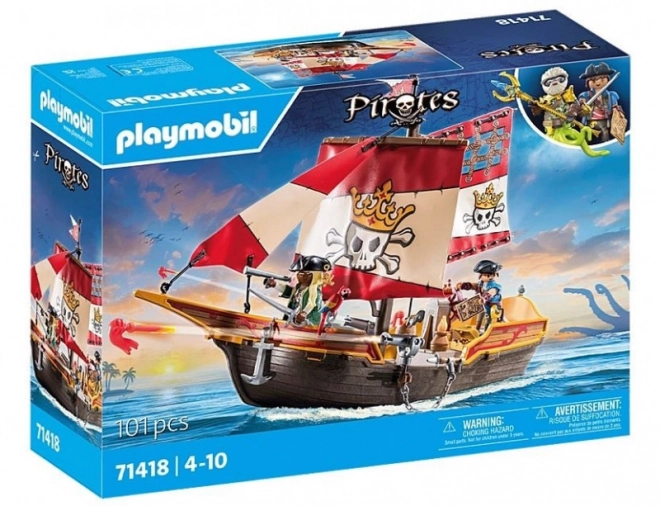 Pirates PLAYMOBIL piratenschip met figuren
