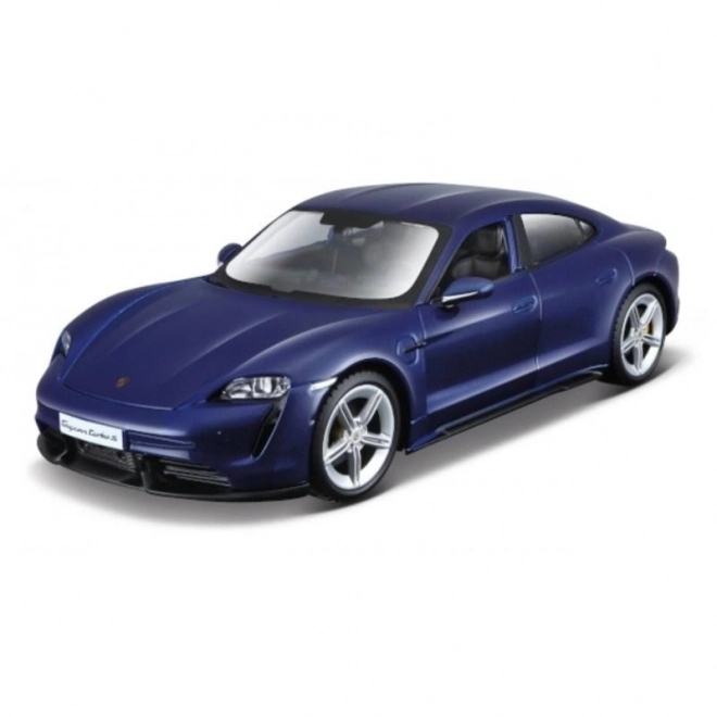 Bburago 1:24 Porsche Taycan Turbo S 2019 Carrara Blauw