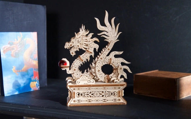 Ugears 3D houten mechanische puzzel Draak
