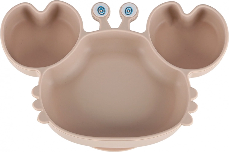 Bord in de vorm van een krab met vakjes