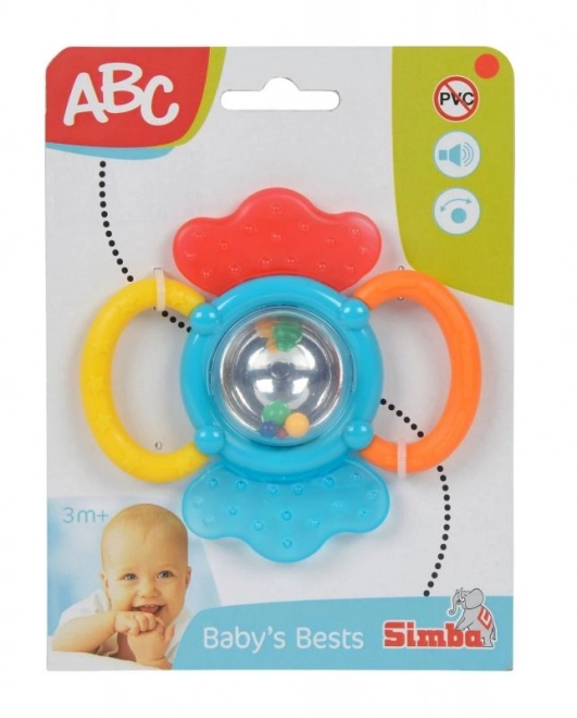 Rammelaar en bijtring in één, 12cm