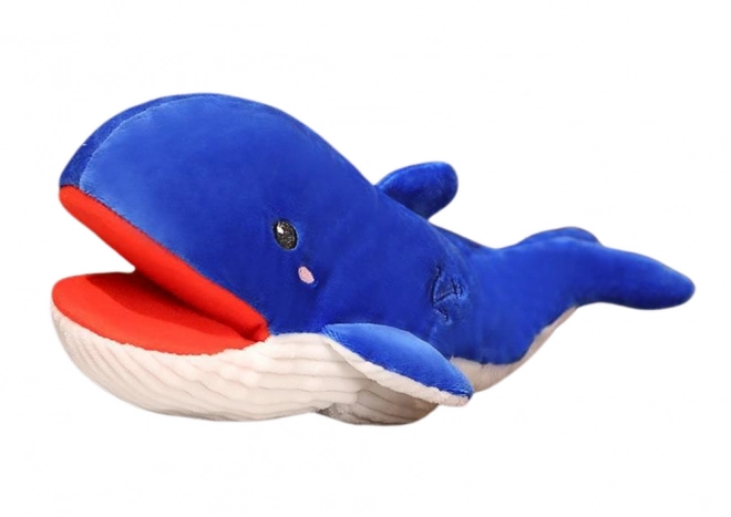 Pluchen mascotte Blauwe walvis 30 cm