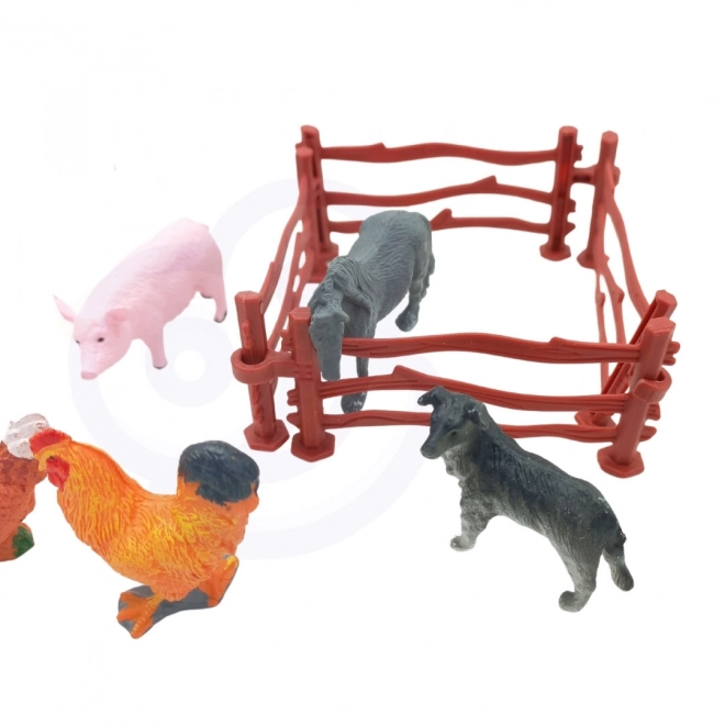 Woopie set boerderijdierenfiguren 14 stuks