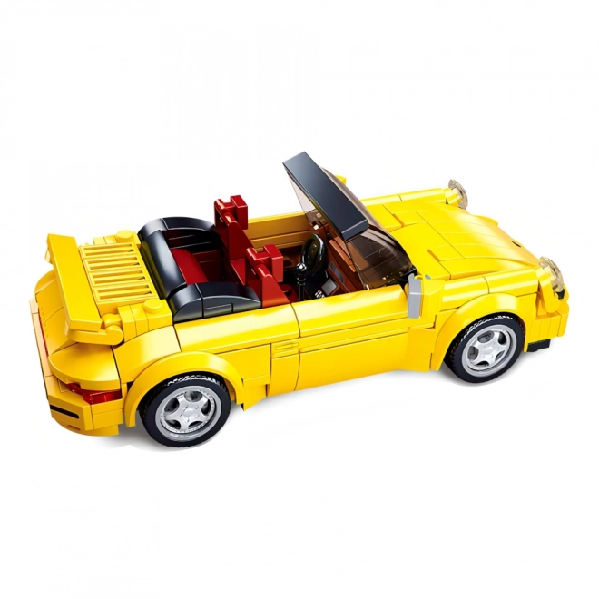 Gele sportwagen Sluban ModelBricks