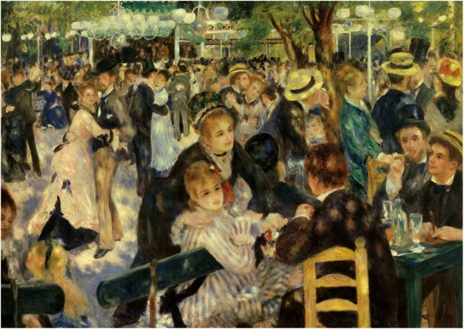 Puzzel Dansen bij Moulin de la Galette 3000 stukken