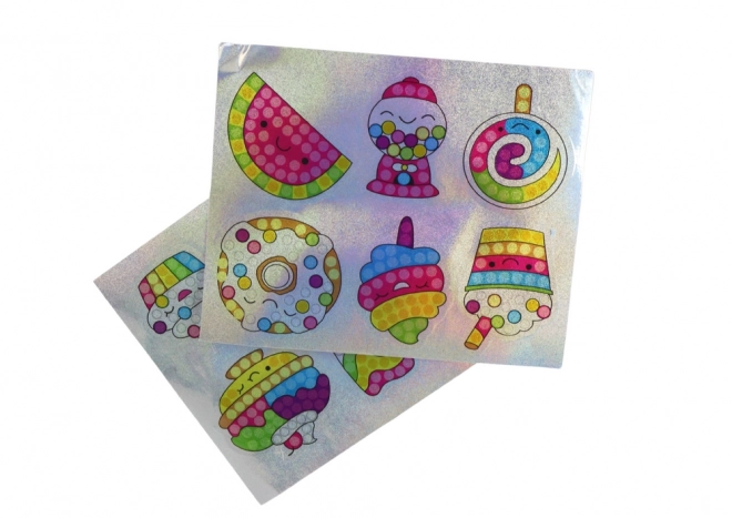 DIY sticker Diamonds Set Candy gekleurde stickers