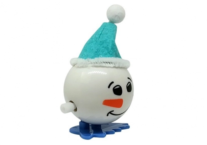 Set van 12 opwindbare kerstspeeltjes pinguïn rendier sneeuwpop Kerstman