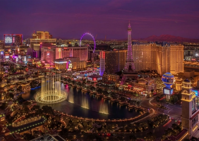 Puzzel Las Vegas, VS 1000 stukjes
