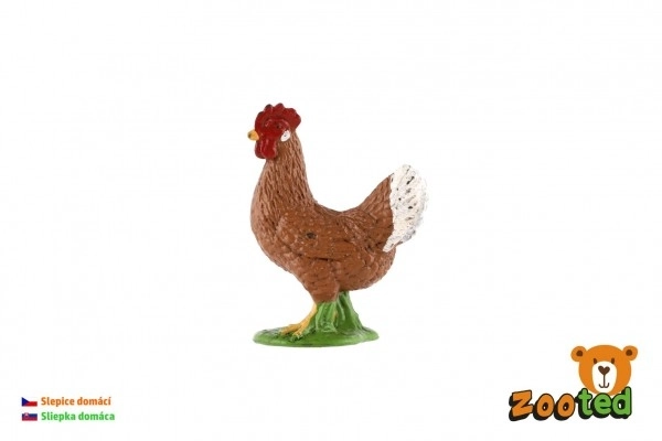Kip van kunststof 4 cm in zak